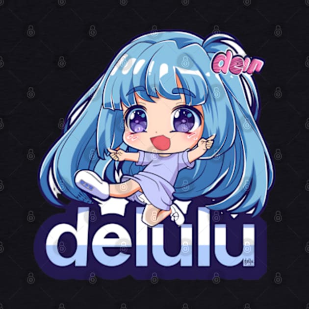 Delulu Anime Girl by MaystarUniverse